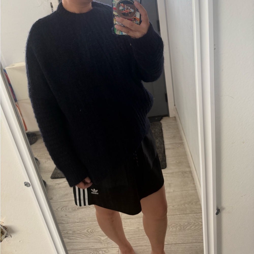 All Saints Selena Asymmetric Sweater, Alpaca Wool - Picture 8 of 16